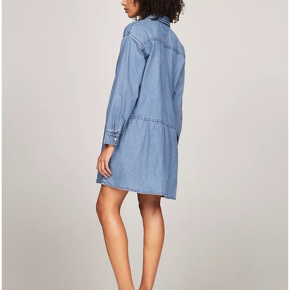 Tommy Hilfiger CHAMBRAY SHIRTDRESS - Picture 2 of 6
